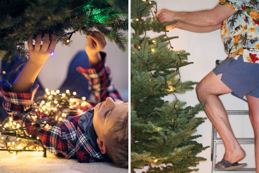 How to Put Lights on a Christmas Tree: 4 Easy Ways