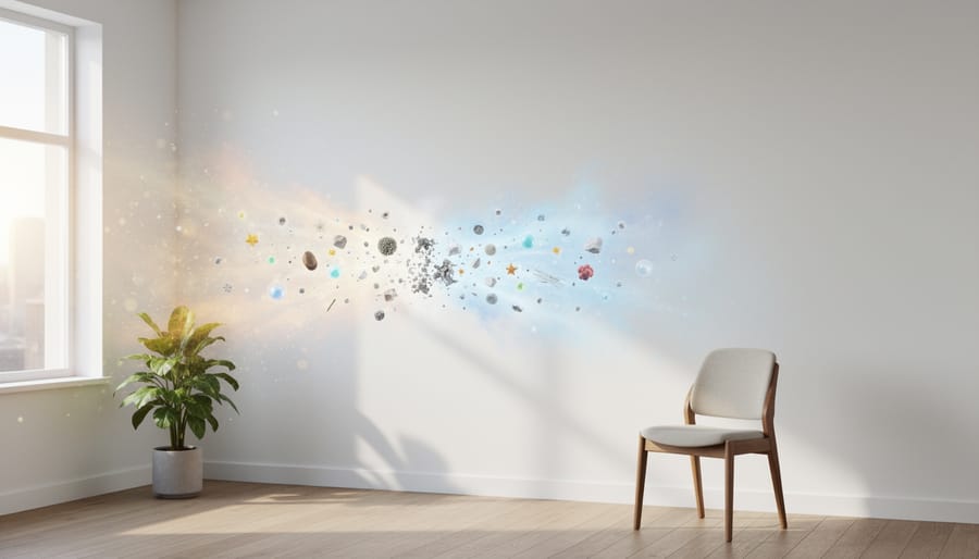 Photocatalytic paint can and sample panel in sunlight demonstrating air-purifying technology